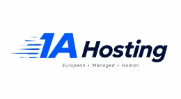1ahosting logo on light background